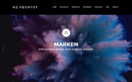 Screenshot MS Agentur Neuenburg