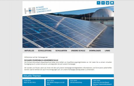 Screenshot Richard-Fehrenbach-Gewerbeschule