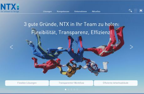 Screenshot NTX – Die Verlagssoftware