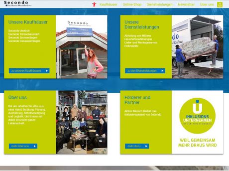Screenshot Secondo - Das Second Hand Kaufhaus
