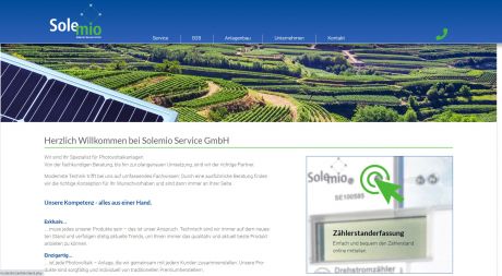 Screenshot Solemio Service GmbH
