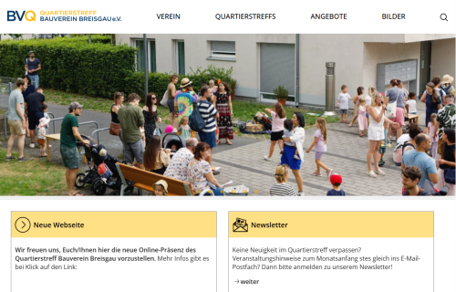 Referenz Thumbnail Quartierstreff Bauverein Breisgau e.V