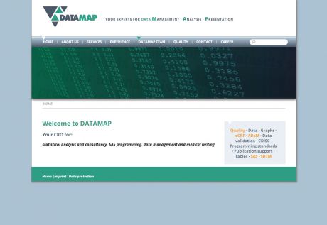 Screenshot DATAMAP GmbH