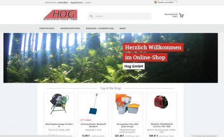 Screenshot Konrad Hog Werksvertretungen GmbH