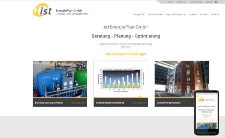 Screenshot ist EnergiePlan GmbH