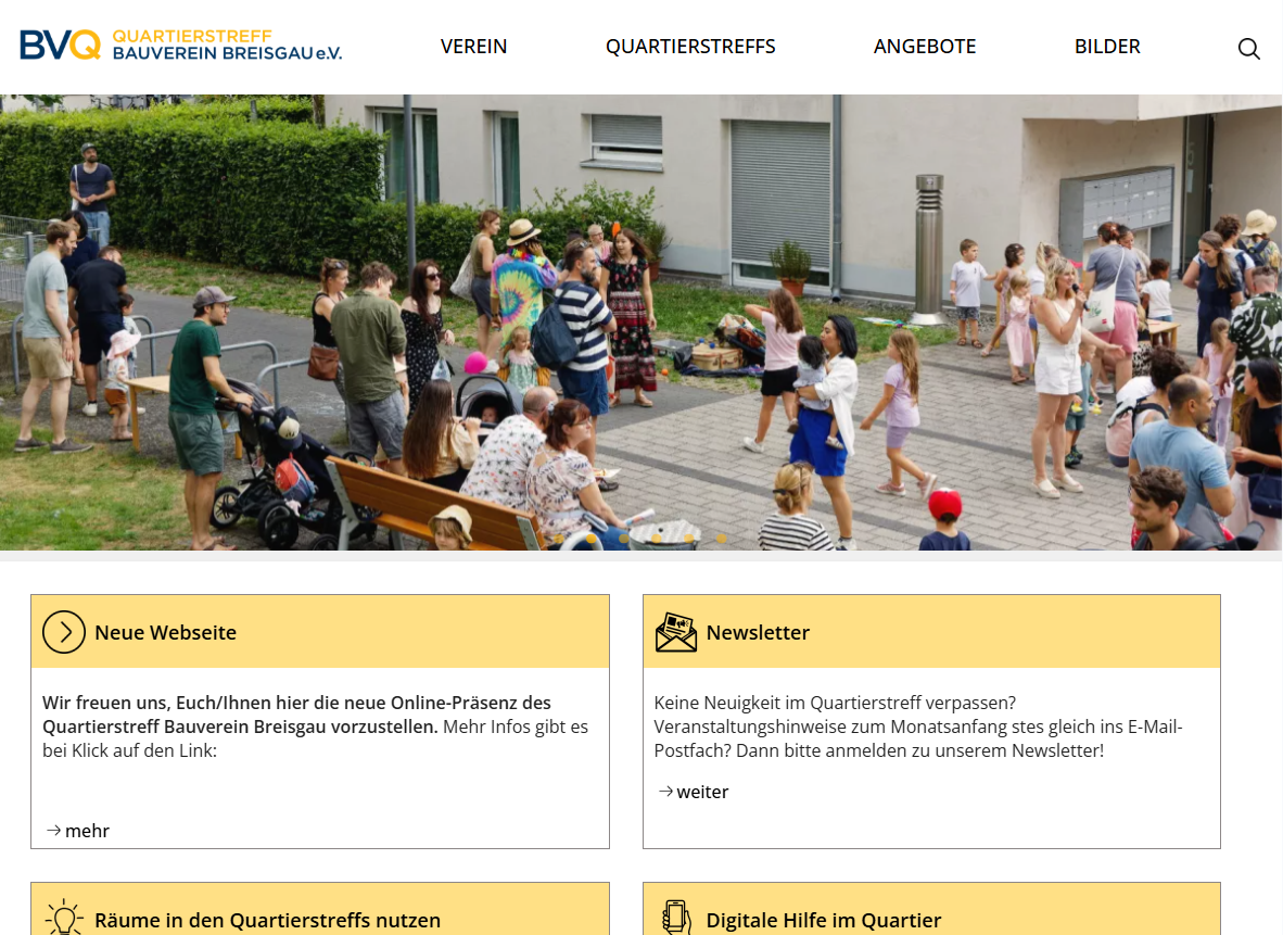 Startseite Quartierstreff